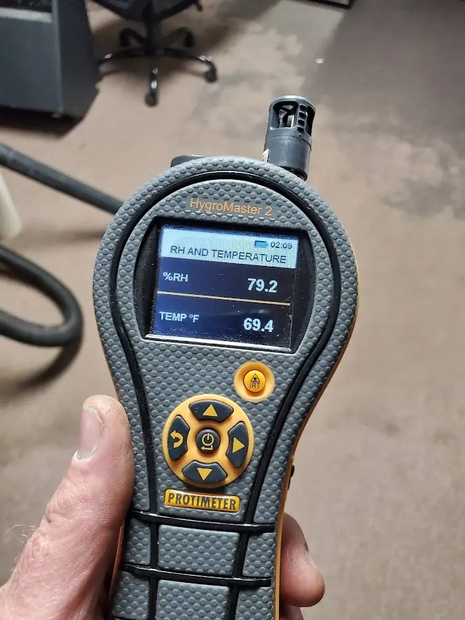 Moisture meter humidity assessment for Fire & Smoke Damage Restoration in Palm Beach